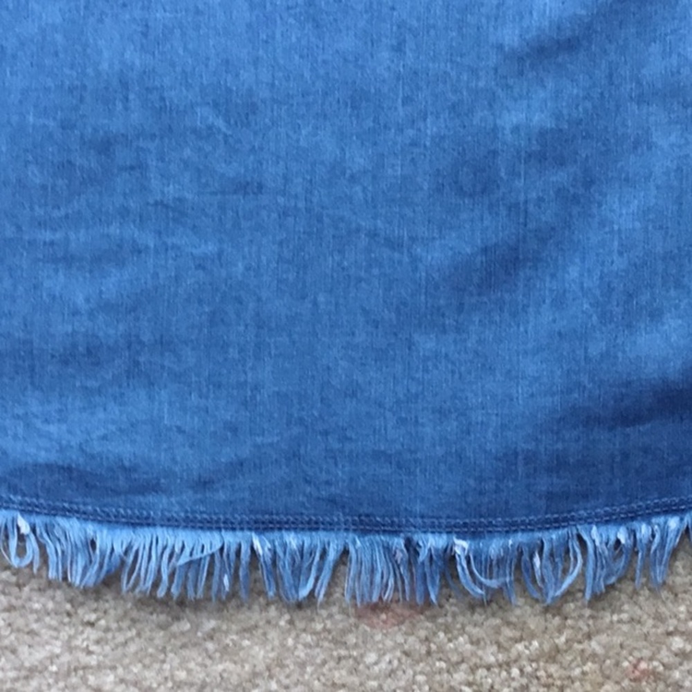 Arizona Jean Co. Demin Halter Top size 16 - Picture 2 of 5
